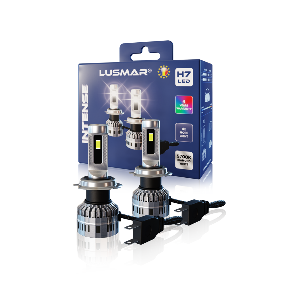 Kit led H7 LUSMAR™ INTENSE 5700K 7000 lumeni 12V - 24V